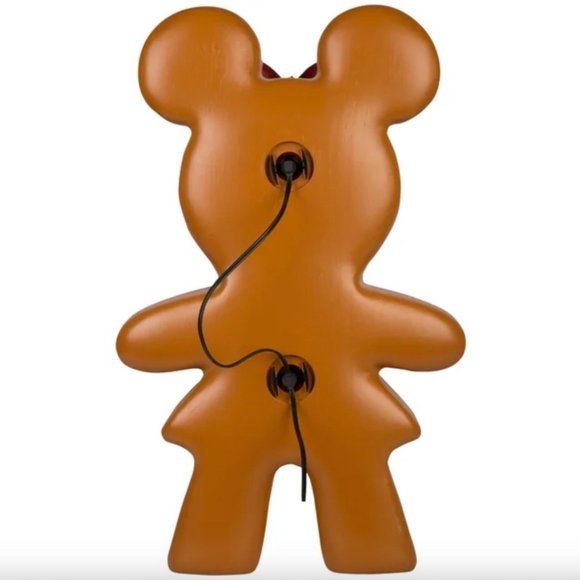 24 inch LED Lighted Gingerbread Mickey Minnie Blow Mold Outdoor Christmas Décor - Picture 8 of 10